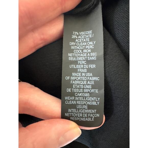 ZERO + MARIA CORNEJO Drapey Pull on Plants Black Size 6 - Picture 12 of 12